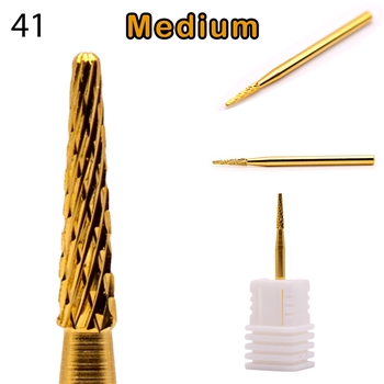 Drill Bit / SHARP POINT SHAPE / Medium / GOLD / 1 pc  / DB41