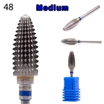 Drill Bit / CUTICLE CLEAN / SILVER / 1 pc  / DB48