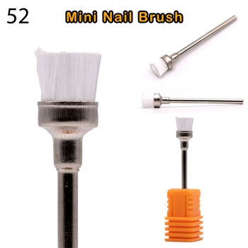 Drill Bit / Mini Nail Brush / Clear / 1 pc  / DB53