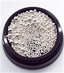 Metal Caviar Mix Sizes ( Silver )