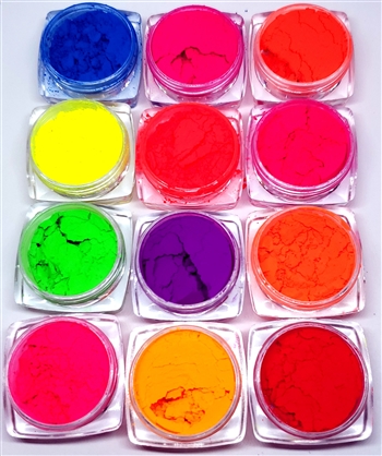 NEON Powder Pigments 12 colors