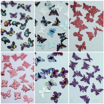 Butterflies DECO MIX # 50