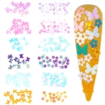 Butterfly / Flower Glitter Deco Mix # 105