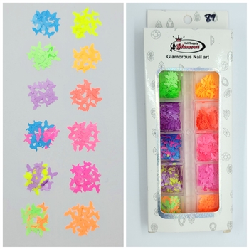 Neon Butterflies Confetti DECO MIX # 89