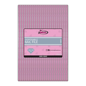 Disposable Nail Files 100/100 Pack (Grey)