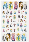 Virgin Mary Nail Stickers # 440