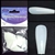 FULL COVER Ballerina Nail Tips REFILLS NATURAL 50 pcs #8