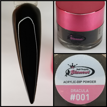 Glamour 2 in 1 Acrylic & Dip Powder DRACULA 001  1/2oz