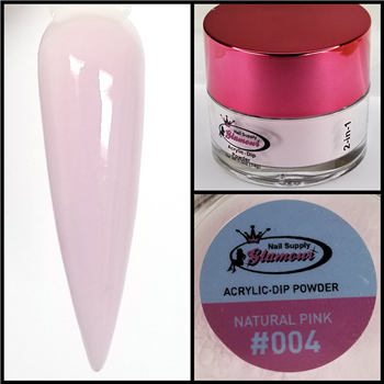 Glamour 2 in 1 Acrylic & Dip Powder NATURAL PINK 004  1/2oz