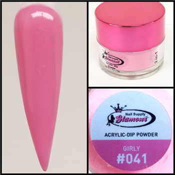 Glamour 2 in 1 Acrylic & Dip Powder GIRLY 041 1/2oz