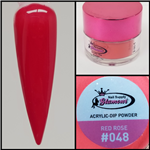 Glamour 2 in 1 Acrylic & Dip Powder RED ROSE 048 1/2oz