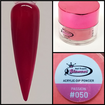 Glamour 2 in 1 Acrylic & Dip Powder PASSION 050 1/2oz