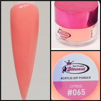 Glamour 2 in 1 Acrylic & Dip Powder CITRUS 065 1/2oz