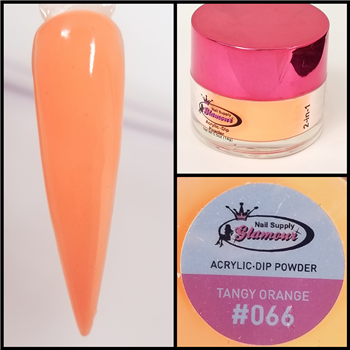 Glamour 2 in 1 Acrylic & Dip Powder TANGY ORANGE 066 1/2oz