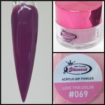 Glamour 2 in 1 Acrylic & Dip Powder LOVE THIS COLOR 069 1/2oz