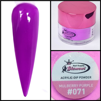 Glamour 2 in 1 Acrylic & Dip Powder MULBERRY PURPLE 071 1/2oz