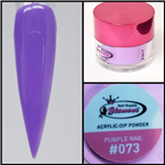 Glamour 2 in 1 Acrylic & Dip Powder PURPLE NAIL 073 1/2oz