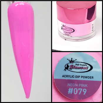 Glamour 2 in 1 Acrylic & Dip Powder NEON PINK 079 1/2oz