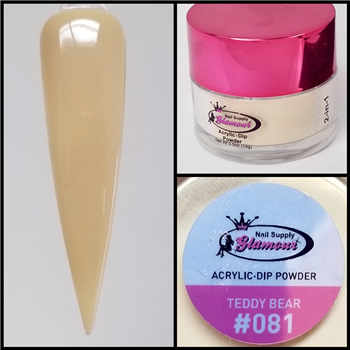 Glamour 2 in 1 Acrylic & Dip Powder TEDDY BEAR 081 1/2oz