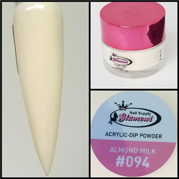 Glamour 2 in 1 Acrylic & Dip Powder ALMOND MILK 094 1/2oz