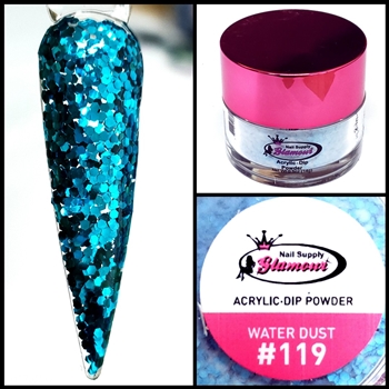 2 in 1 Acrylic & Dip GLITTER WATER DUST #119 1/2oz