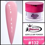 2 in 1 Acrylic & Dip NAKED WITH COLOR #132 1/2oz
