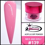 2 in 1 Acrylic & Dip NICE AND GIRLY #139 1/2oz