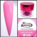 2 in 1 Acrylic & Dip THE CUTE PINK #140 1/2oz