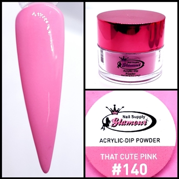 2 in 1 Acrylic & Dip THE CUTE PINK #140 1/2oz