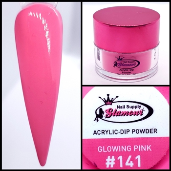 2 in 1 Acrylic & Dip GLOWING PINK #141 1/2oz