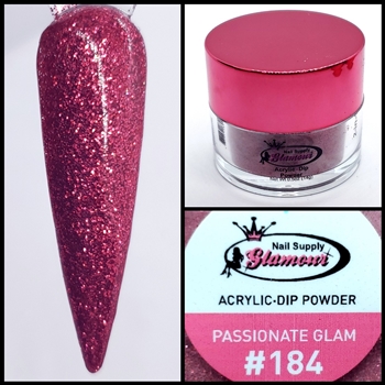 2 in 1 Acrylic & Dip PASSIONATE GLAM #184 1/2oz