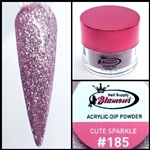 2 in 1 Acrylic & Dip CUTE SPARKLE #185 1/2oz