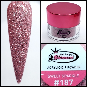 2 in 1 Acrylic & Dip SWEET SPARKLE #187 1/2oz