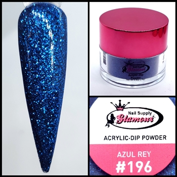 2 in 1 Acrylic & Dip AZUL REY #196 1/2oz