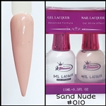 Glamour GEL POLISH / NAIL LACQUER DUO SAND NUDE #010
