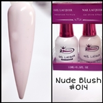 Glamour GEL POLISH / NAIL LACQUER DUO NUDE BLUSH #014