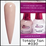 Glamour GEL POLISH / NAIL LACQUER DUO TOTALLY TAN #030