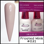 Glamour GEL POLISH / NAIL LACQUER DUO FROSTED MINK #032