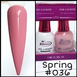 Glamour GEL POLISH / NAIL LACQUER DUO SPRING #036