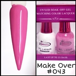 Glamour GEL POLISH / NAIL LACQUER DUO MAKEOVER #043