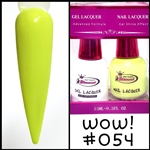Glamour GEL POLISH / NAIL LACQUER DUO WOW! #054