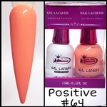 Glamour GEL POLISH / NAIL LACQUER DUO POSITIVE #064