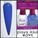 Glamour GEL POLISH / NAIL LACQUER DUO PLAYA AZUL #099