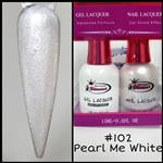 GEL POLISH / NAIL LACQUER DUO PEARL ME WHITE #102