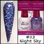 GEL POLISH / NAIL LACQUER DUO NIGHT SKY #113