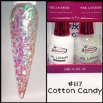 GEL POLISH / NAIL LACQUER DUO COTTON CANDY #117