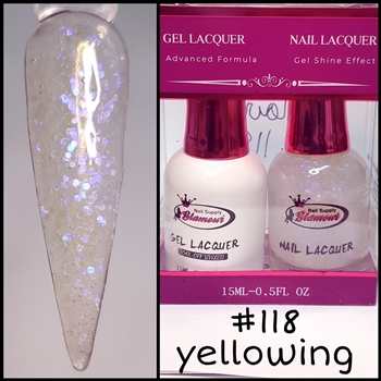 GEL POLISH / NAIL LACQUER DUO YELLOWING #118