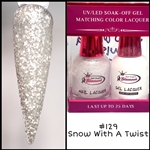 GEL POLISH / NAIL LACQUER SNOW WITH A TWIST #129