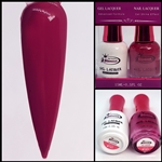 Glamour GEL POLISH / NAIL LACQUER DUO WHY ME #151