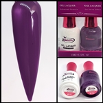 Glamour GEL POLISH / NAIL LACQUER DUO DARK INSIDE #154